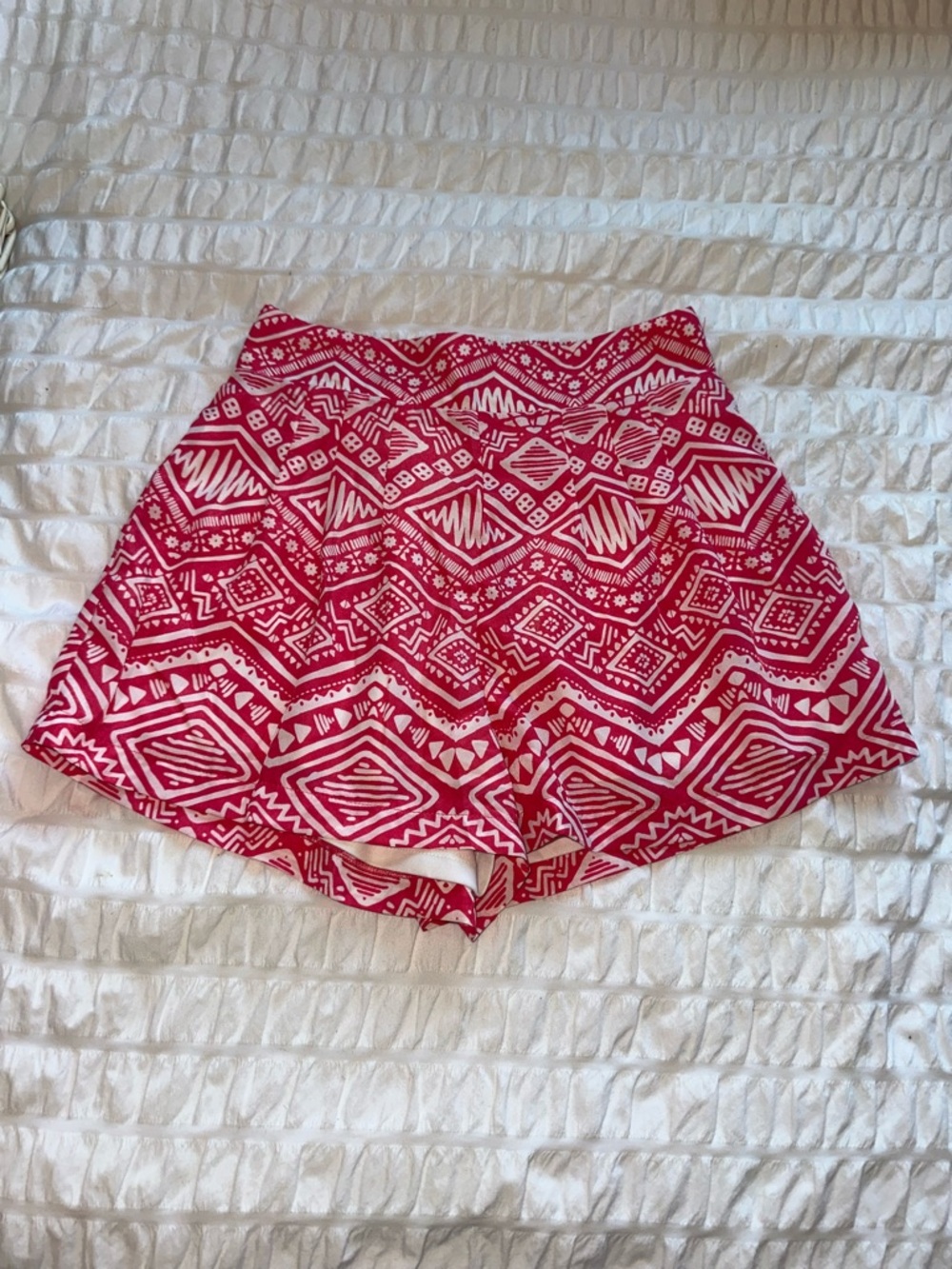 miami Pink Tribal Print High-Waist Women’s Shorts